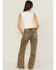 Image #3 - Miss Me Women's Vintage Mid Rise Baggy 32" Wide Leg Stretch Denim Jeans, Medium Wash, hi-res
