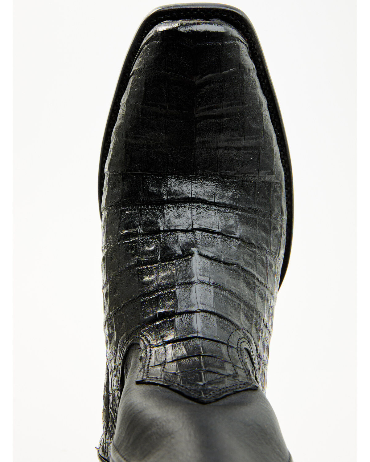 Image #6 - Cody James Black 1978&reg; Men's Mason Exotic Caiman Belly Western Boots - Square Toe, Black, hi-res