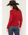 Image #4 - Baevely Women's American Cowgirl Sweater, Red, hi-res