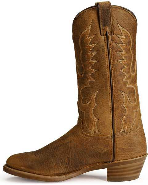 Image #3 - Abilene Men's 12" Bison Western Boots, Tan, hi-res
