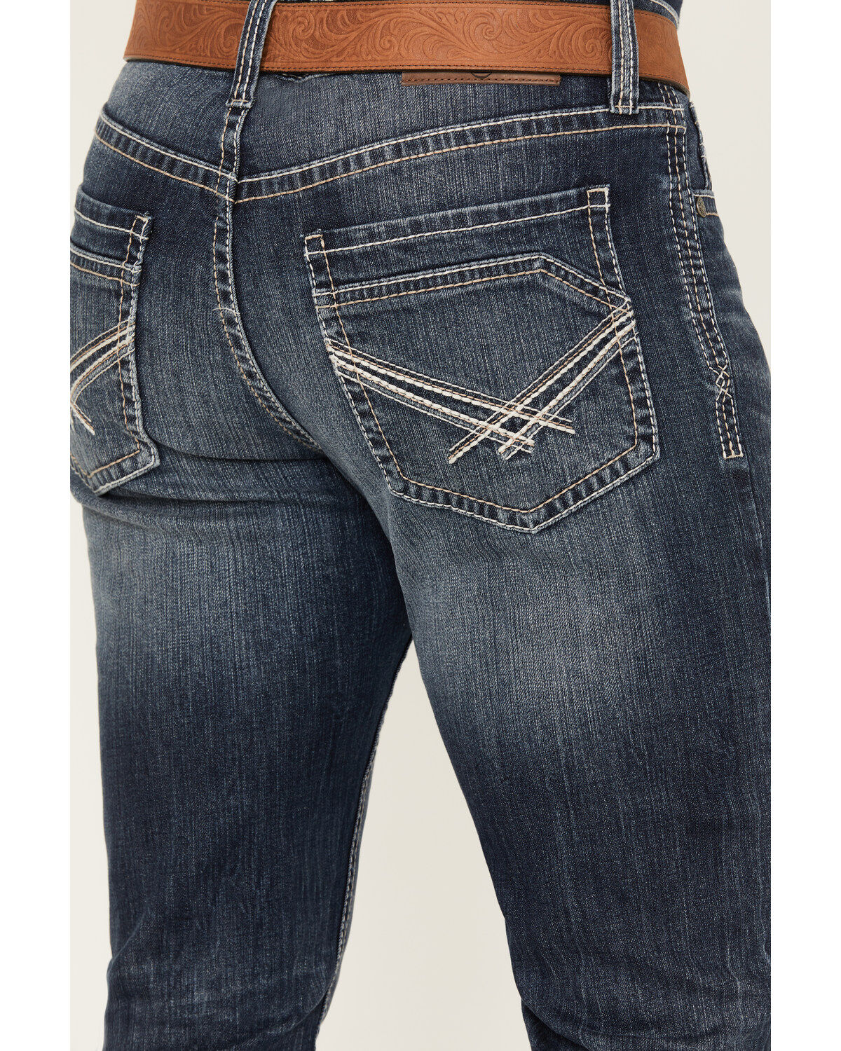 Image #4 - Cody James Men's Starlight Wash Jackson Slim Straight Stretch Denim Jeans, Dark Wash, hi-res