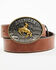 Image #2 - Cody James Boys' Caleb American Cowboy Buckle Belt, Brown, hi-res