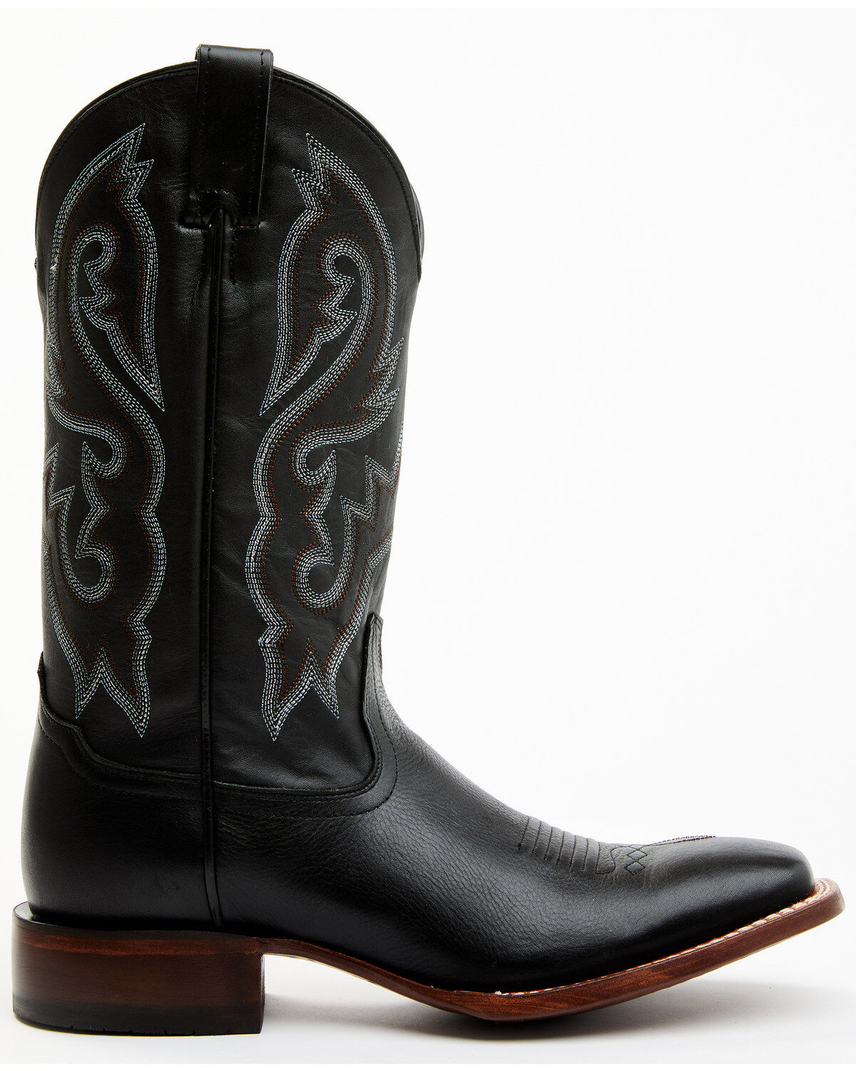 Image #2 - Cody James Men's Westley Stockman Boots - Broad Square Toe, Black, hi-res