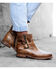 Image #2 - Oak Tree Farms Women's Sequoia Western Boots, Tan, hi-res