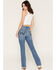 Image #3 - Wrangler Retro Women's Liberty Medium Wash High Rise Bailey Bootcut Stretch Denim Jeans, Medium Wash, hi-res