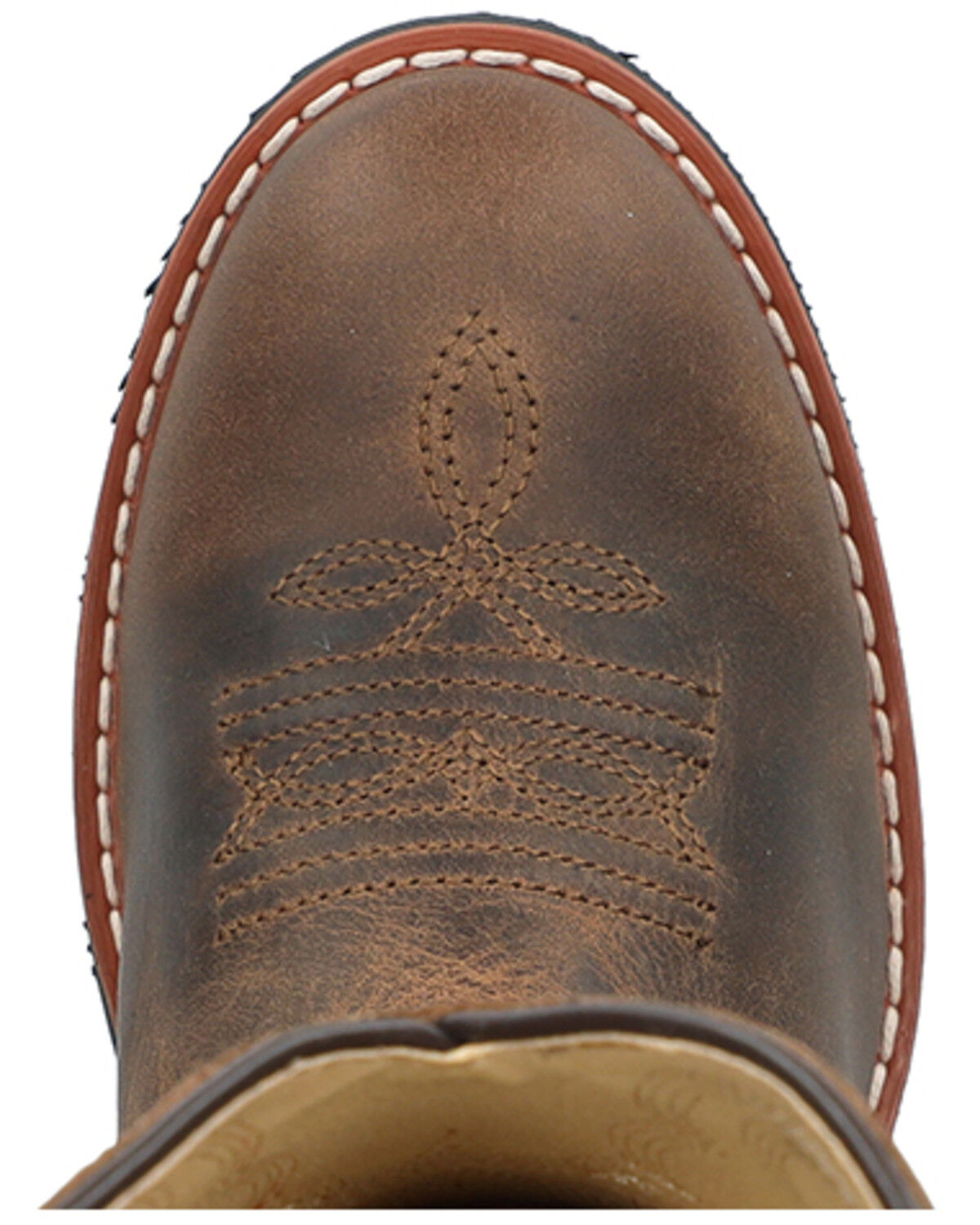 Image #6 - Smoky Mountain Little Boys' Showdown Western Boots - Round Toe, Brown, hi-res