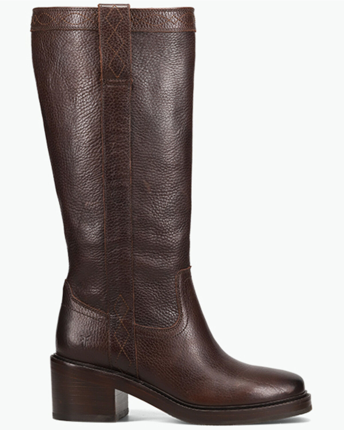 Image #2 - Frye Women's Kate Pull-On Wide Calf Fashion Boots - Round Toe, Dark Brown, hi-res