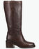 Image #2 - Frye Women's Kate Pull-On Wide Calf Fashion Boots - Round Toe, Dark Brown, hi-res