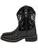 Image #3 - Justin Women's Mandra Western Boots - Square Toe, Black, hi-res