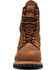 Image #4 - Carolina Men's Steel Toe 8" Work Boots, Brown, hi-res