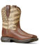 Image #1 - Ariat Women's Anthem Shortie Western Boots - Square Toe, Brown, hi-res