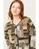 Image #2 - Miss Me Women's Multi Striped Print Button-Down Jacket , Multi, hi-res