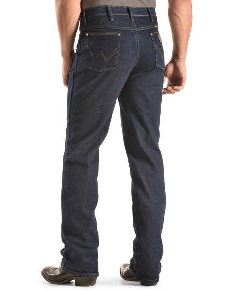 Image #1 - Wrangler Men's Cowboy Cut Slim Fit Stretch Jeans, Indigo, hi-res