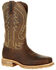 Image #1 - Durango Men's Maverick Pro Western Work Boots - Steel Toe, Brown, hi-res