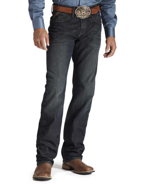 Image #3 - Ariat Men's M2 Relaxed Dusty Road Jeans, Denim, hi-res