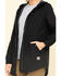 Image #4 - Carhartt Women's Black Rain Defender Nylon Coat  , Black, hi-res