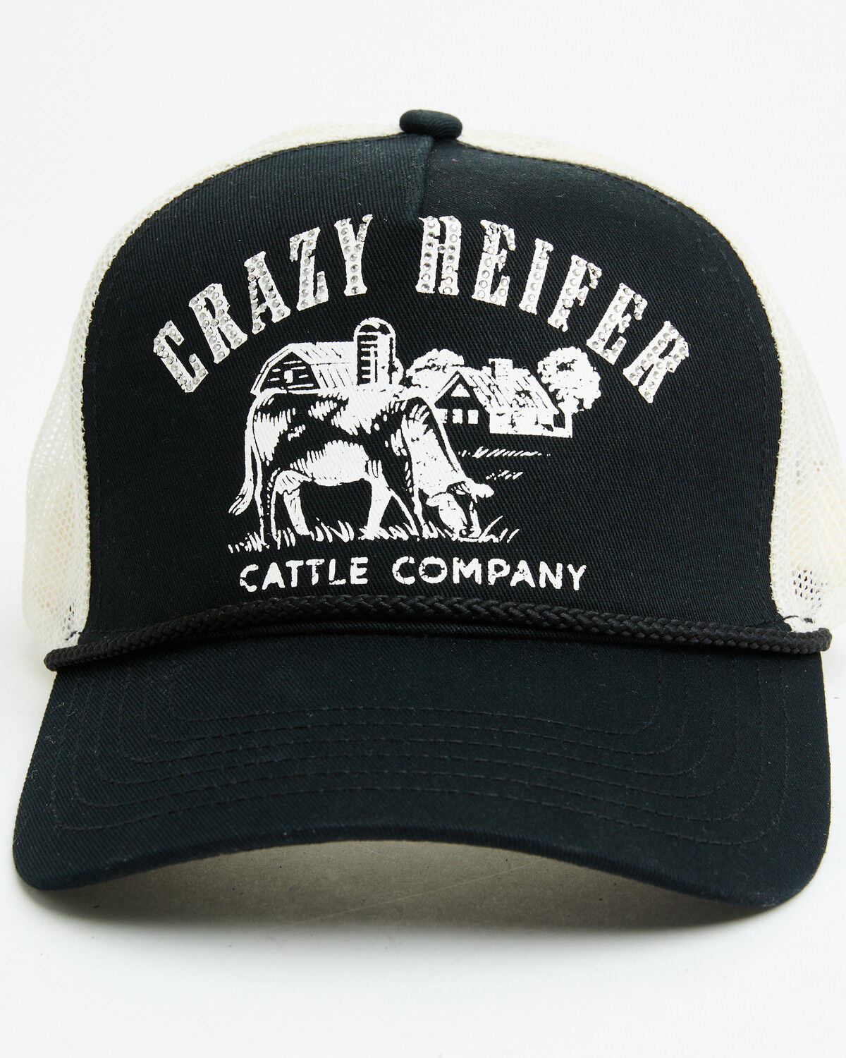 Image #1 - Idyllwind Women's Crazy Heifer Ball Cap, Black, hi-res