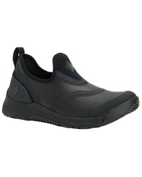 Image #1 - Muck Boots Men's Outscape Waterproof Slip-On Shoes - Round Toe, Black, hi-res