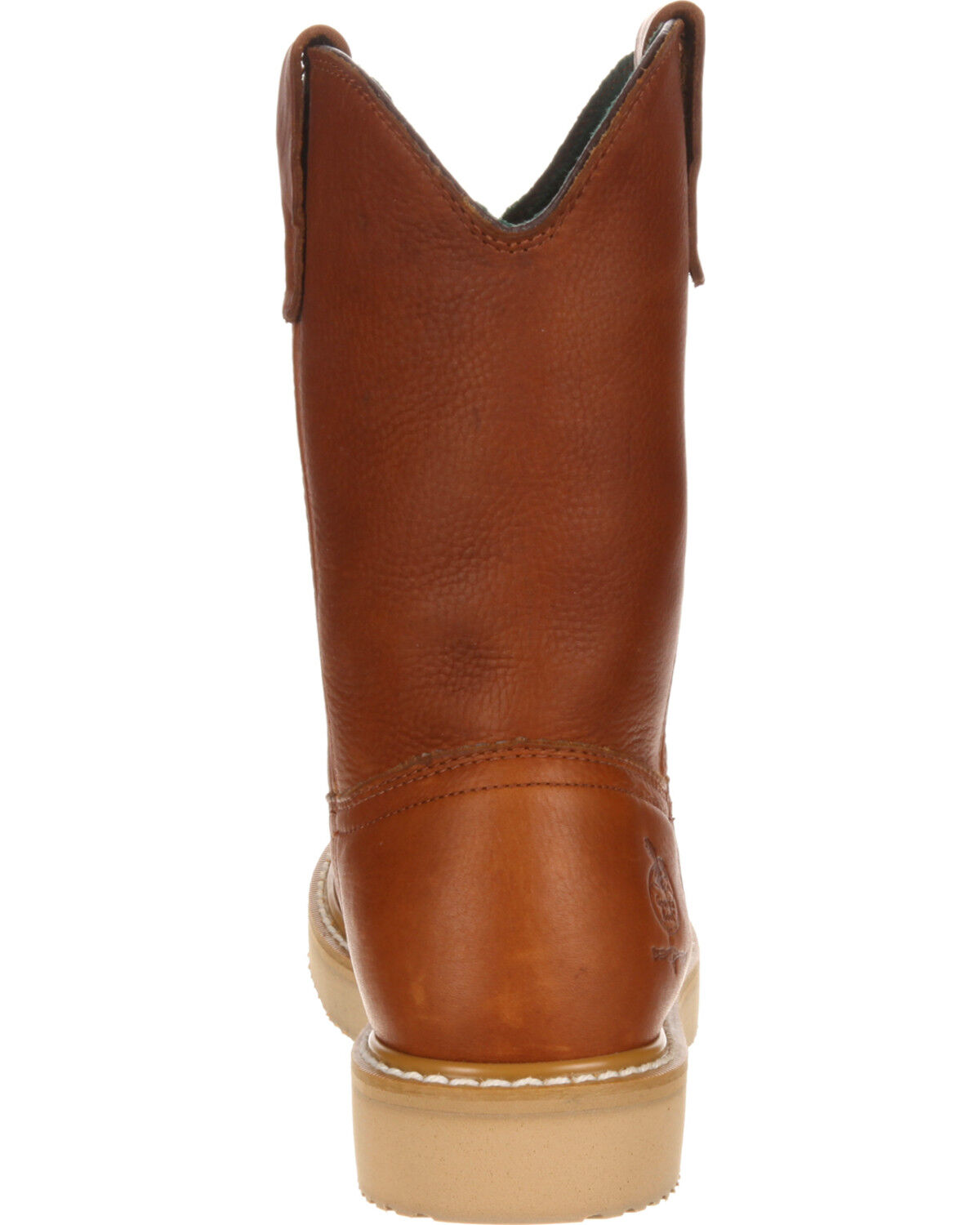 Image #7 - Georgia Men's Farm & Ranch Wellington Work Boots, Gold, hi-res