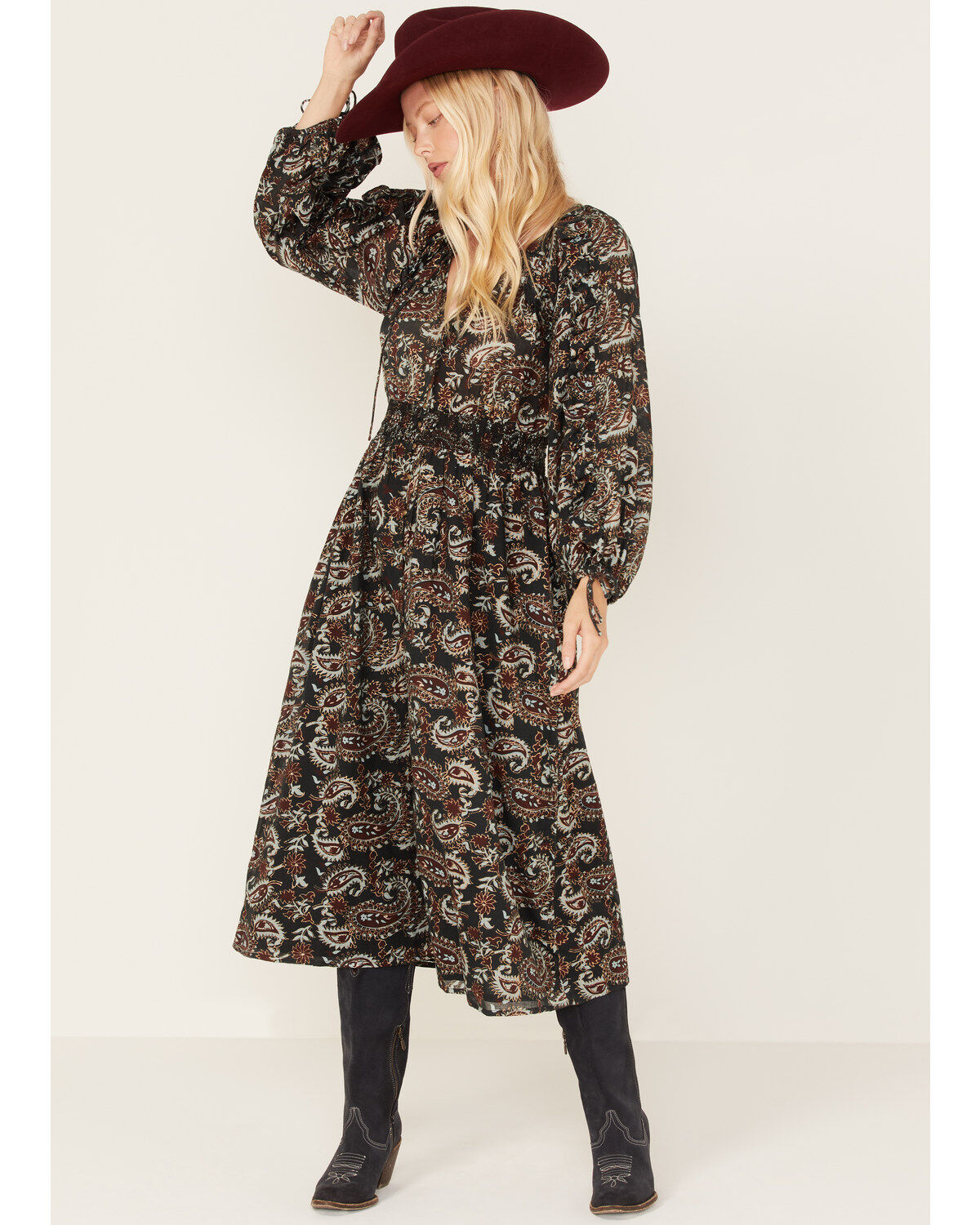 Cleobella Women's Corrine Midi Dress, Multi, hi-res