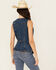 Image #4 - Levi's Women's Longline Denim Vest, Blue, hi-res