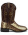 Image #2 - Dan Post Men's Karung Snake Brown Exotic Western Boots - Broad Square Toe, Brown, hi-res