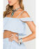 Image #4 - Sage the Label Women's Baby Blues Crop Top, Blue, hi-res