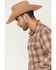 Image #2 - Cody James Black 1978&reg; Men's Brenden Plaid Print Long Sleeve Button-Down Flannel Shirt, Tan, hi-res