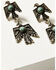 Image #2 - Shyanne Women's Antique Silver Thunderbird Earrings , Silver, hi-res