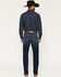 Image #3 - Ariat Men's M8 Hillcrest Carlington Dark Wash Straight Stretch Denim Jeans, Dark Wash, hi-res