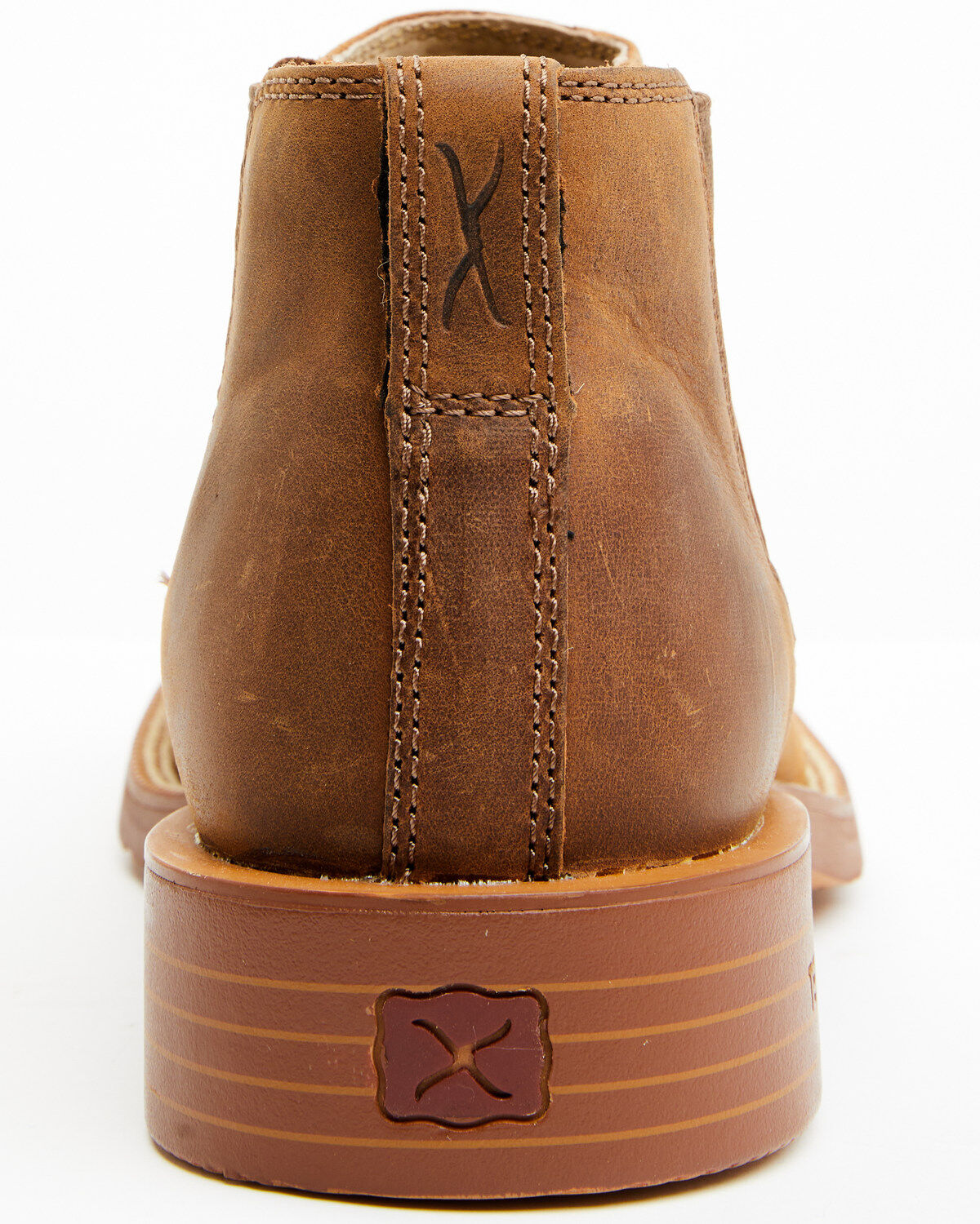 Image #5 - Twisted X Men's 4" Tech X&trade; Chelsea Boots - Broad Square Toe, Rust Copper, hi-res