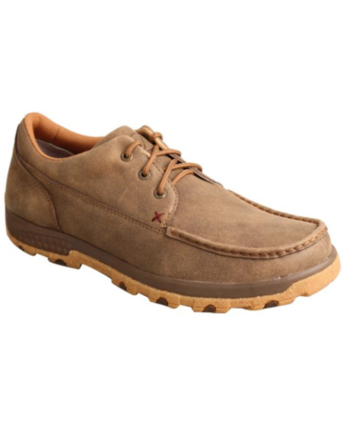 Image #1 - Twisted X Men's Boat Shoe Driving Mocs, Brown, hi-res