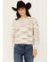 Image #1 - Sadie & Sage Women's Sweet Daze Crew Neck Sweater , Multi, hi-res