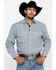 Image #1 - Resistol Men's Tavares Floral Geo Print Long Sleeve Western Shirt, Blue, hi-res