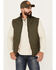 Image #1 - Dakota Grizzly Men's Ripstop Zip Vest, Forest Green, hi-res