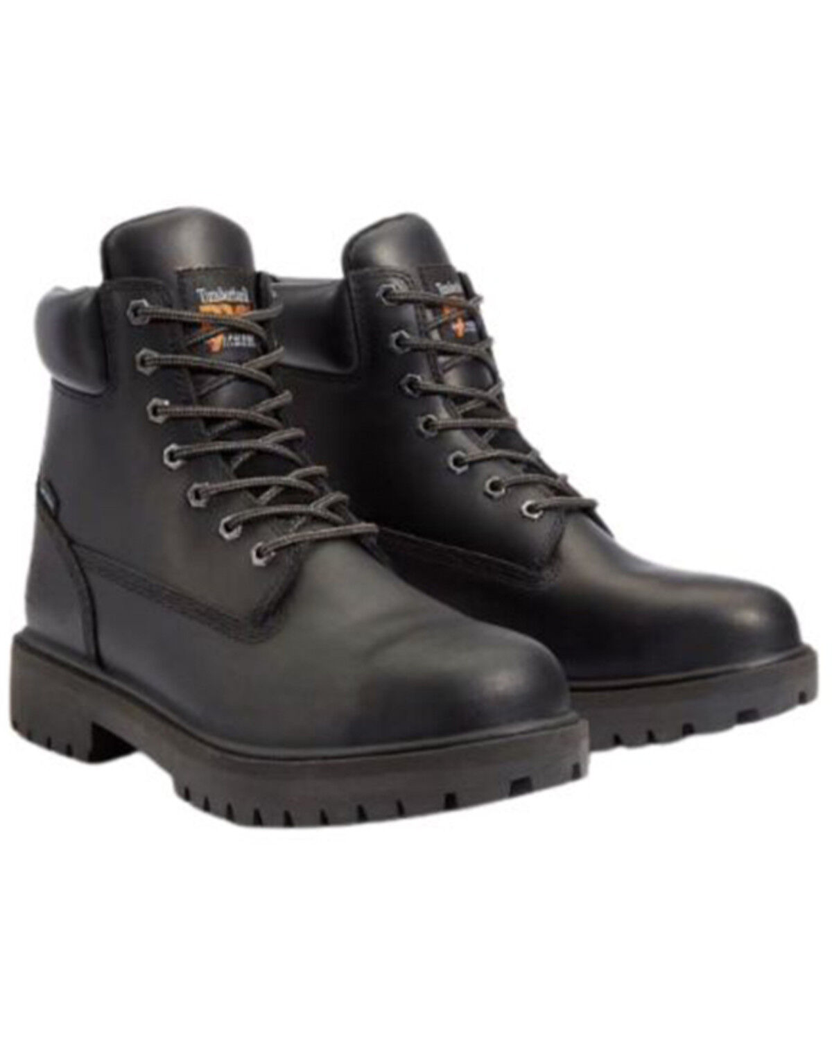 Image #1 - Timberland PRO&reg; Men's 6" Direct Attach Waterproof Insulated Work Boots - Steel Toe, Black, hi-res