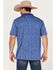 Image #4 - RANK 45&reg; Men's Daylight Solid Short Sleeve Polo Shirt, Blue, hi-res