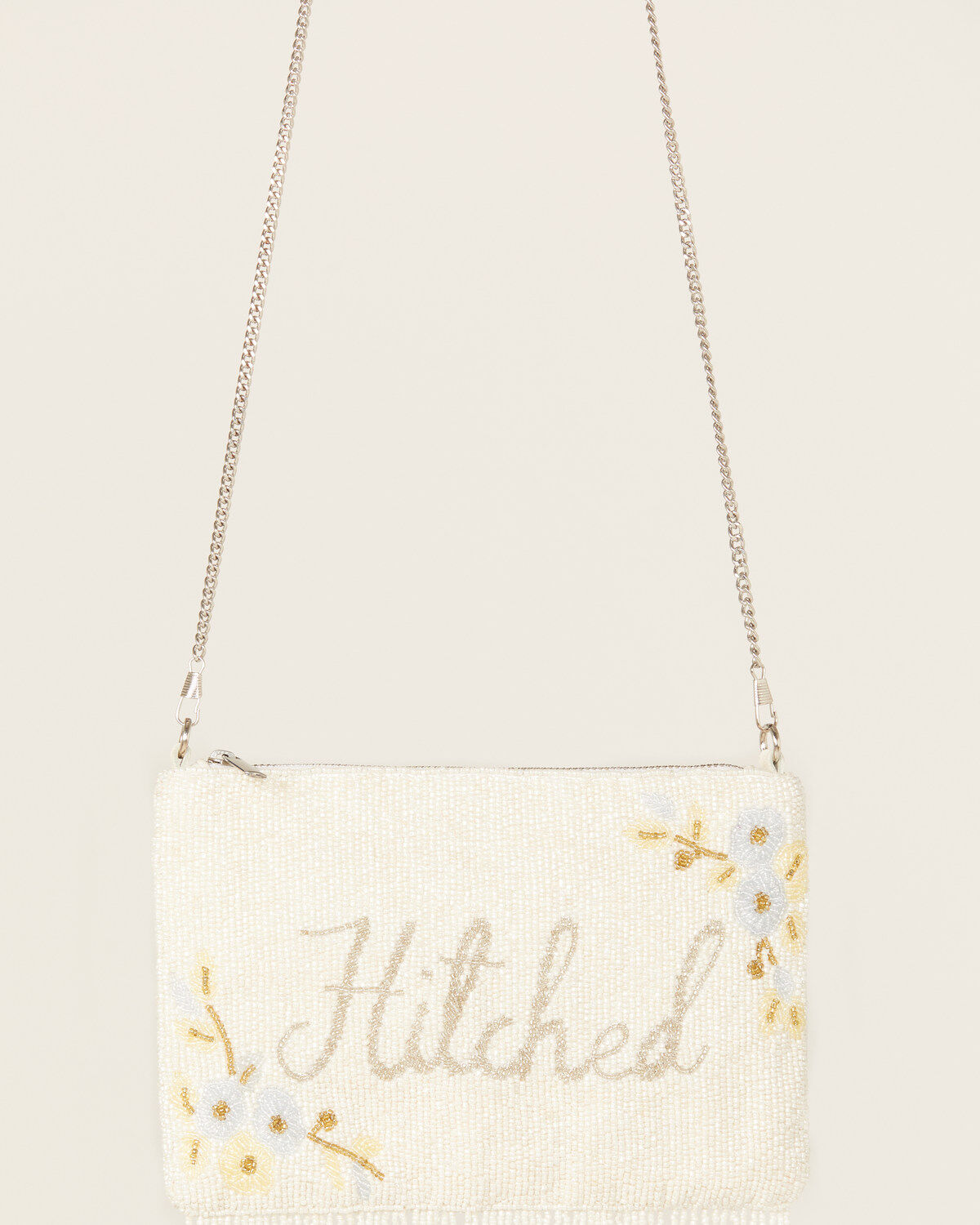 Image #2 - Shyanne Women's Bridal Hitched Crossbody Bag, White, hi-res