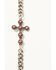 Image #2 - Shyanne Women's Cross And Beaded Chain Layered Bracelet Set - 4 Piece Set , Pink, hi-res