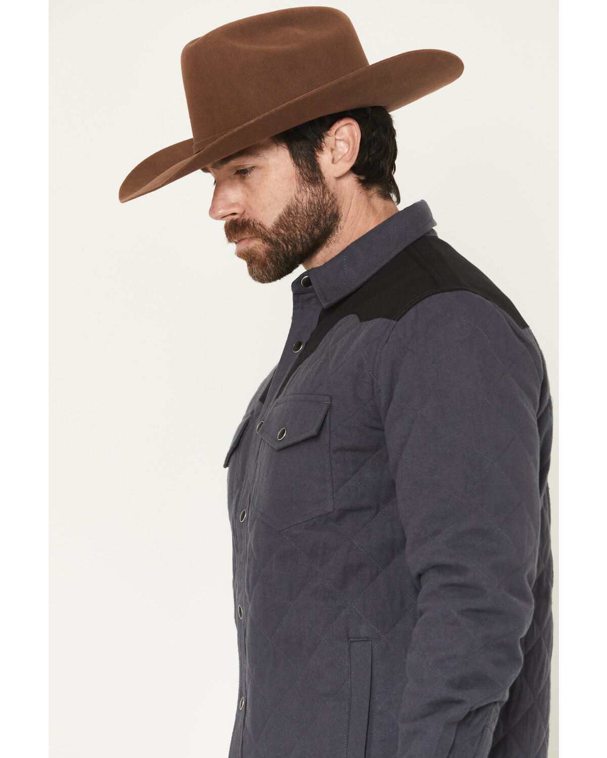 Image #2 - Moonshine Spirit&reg; Men's Jackson Hole Lightweight Quilted Shirt Jacket, Charcoal, hi-res