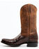 Image #3 - Moonshine Spirit Men's Madison Brown Printed Leather Western Boots - Square Toe, Brown, hi-res