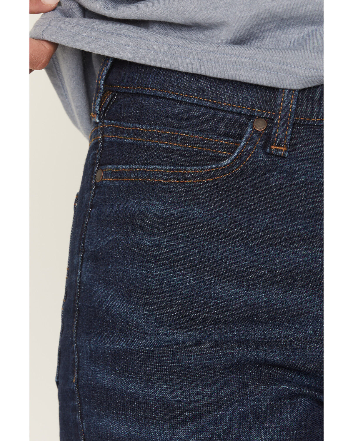 Image #2 - Carhartt Women's Tiller Stretch Denim Jeans, Dark Wash, hi-res