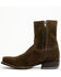 Image #3 - Moonshine Spirit Men's Pancho 8" Roughout Western Boots - Square Toe, Dark Brown, hi-res