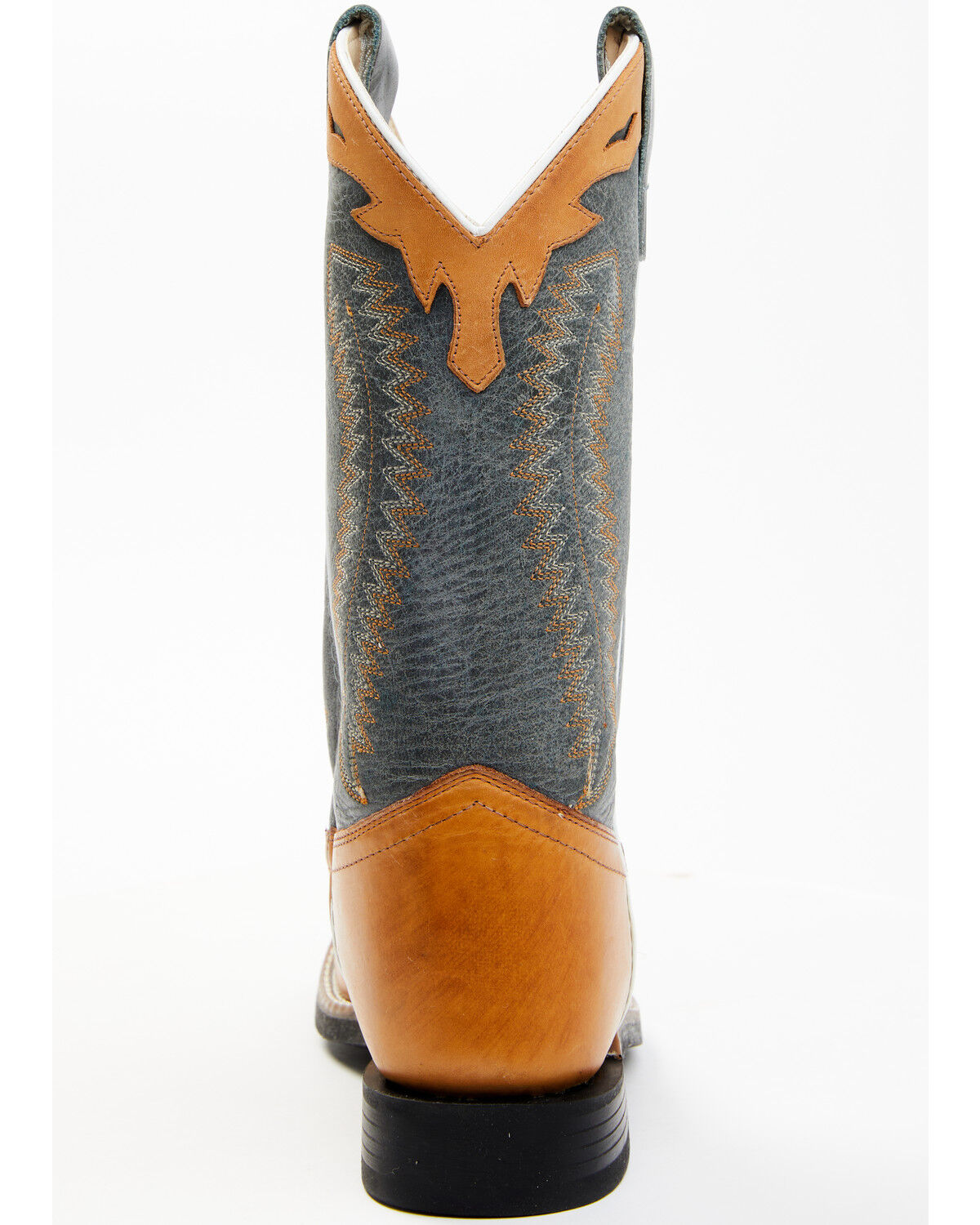 Image #10 - Cody James Boys' Barnwood Western Boots - Square Toe, Brown, hi-res