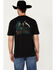 Image #1 - Dark Seas Men's The Fallen Short Sleeve Graphic T-Shirt, Black, hi-res