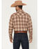 Image #4 - Cody James Black 1978&reg; Men's Brenden Plaid Print Long Sleeve Button-Down Flannel Shirt, Tan, hi-res