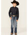 Image #1 - Wrangler Retro Boys' Whitley Slim Bootcut Stretch Denim Jeans, Blue, hi-res