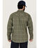 Image #4 - Ariat Men's FR Sawtooth Retro Plaid Print Long Sleeve Snap Work Shirt, Green, hi-res