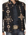 Image #3 - Hooey Men's Southwestern Print Softshell Jacket, Black, hi-res