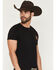 Image #3 - Cody James Men's Steer Head Logo Short Sleeve Graphic T-Shirt, Black, hi-res
